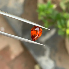 2.30 Ct Natural Orange Garnet | African Loose Garnet Gemstone