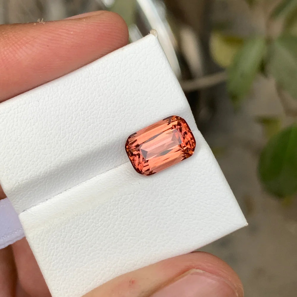 Natural peach tourmaline from Afghanistan