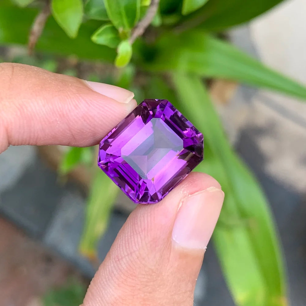 Emerald Cut Amethyst