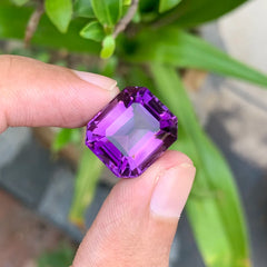 Emerald Cut Amethyst