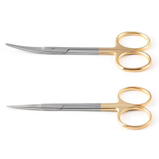 1 pc Stainless Steel Dental Surgical Scissors Straight/Curved Tip 11.5cm Dentist Tools Dentistry Lab Instrument
