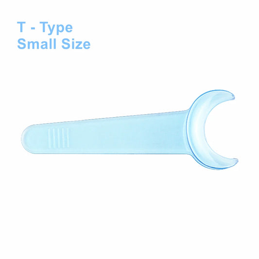 10 Pcs/ Lot Dental Mouth Opener Props T Shape Blue Small Gag Intraoral Cheek Lip Retractor Spreader Oral Care Dentistry Products