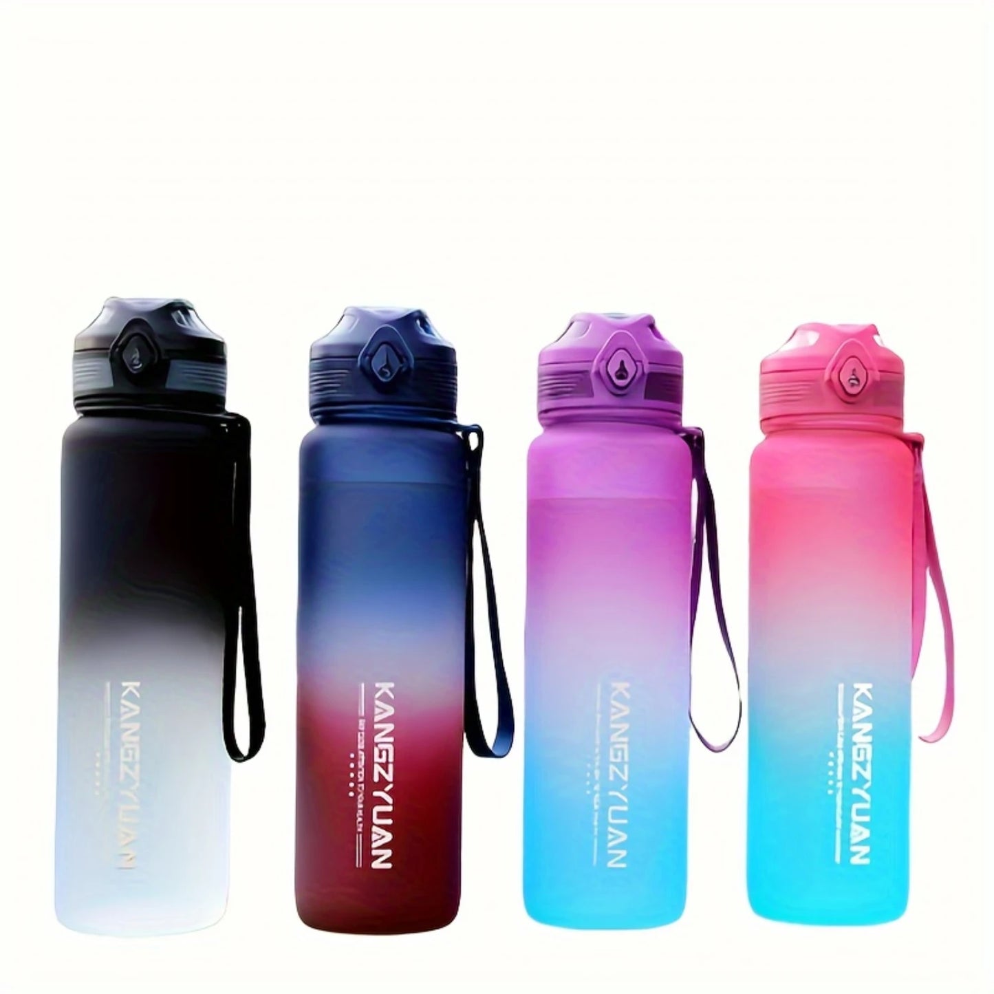 1pc 32oz Tritan BPA-Free Sports Water Bottle with Infuser & Lid for Outdoor Gym Yoga Cyclists