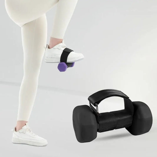 Adjustable Dumbbell Foot Strap Comfortable Sturdy Ankle Weights Bands Shin Assist Ankle Buckle Weight Lifting Webbing
