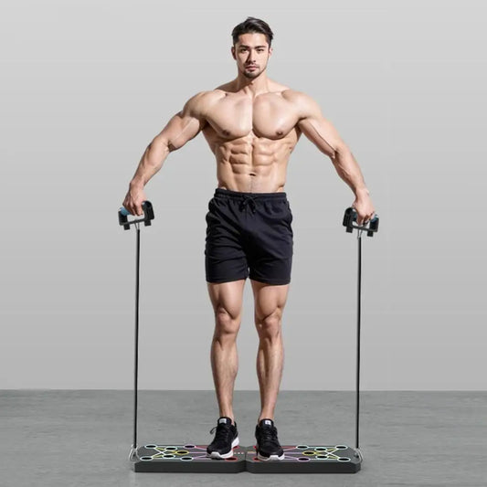 Body Shaping Multifunctional Push-up Board Foldable Stable Home Exercise Equipment Portable Adjustable Push Up Bar Home